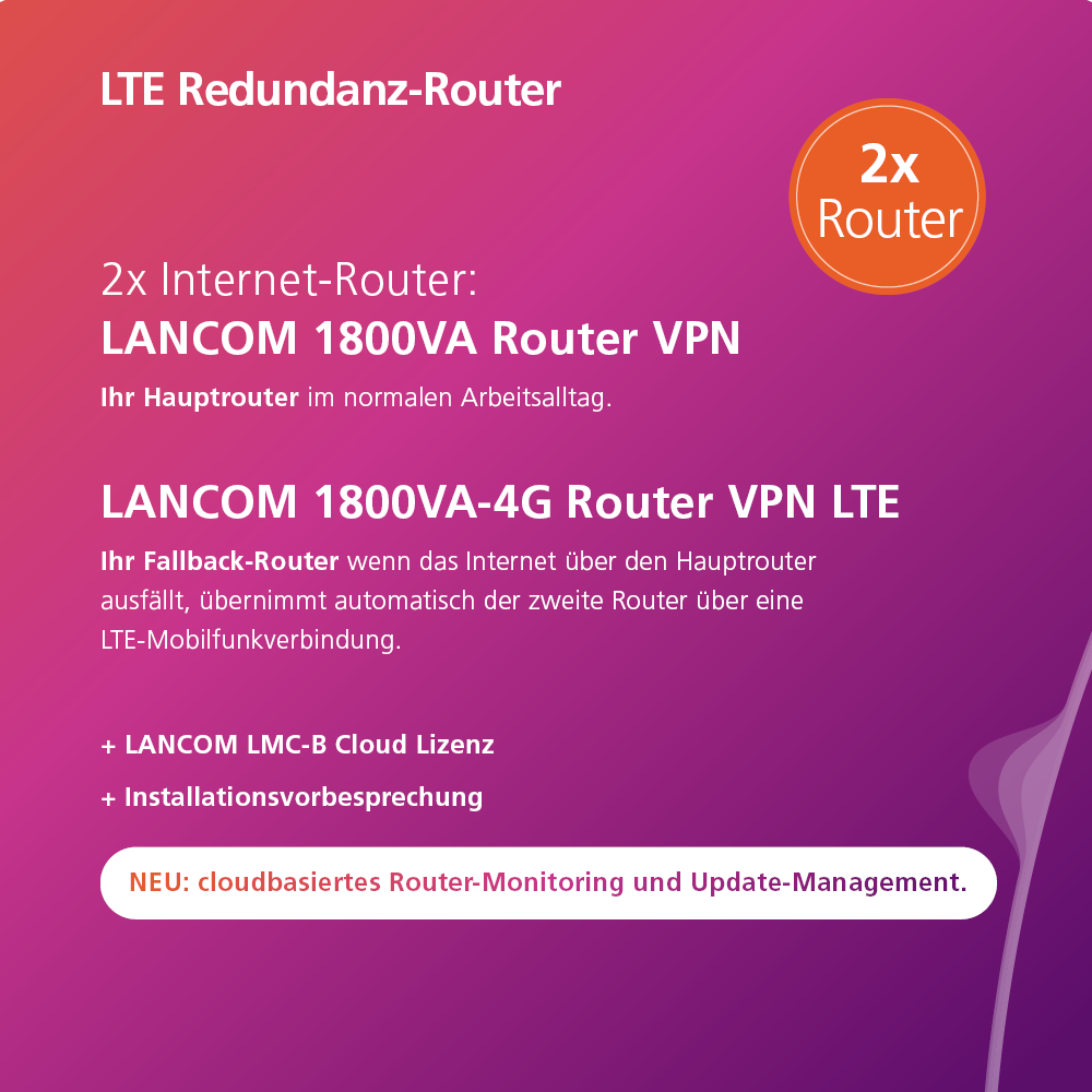 Router, VPN, LANCOM, LTE, WLAN-Router