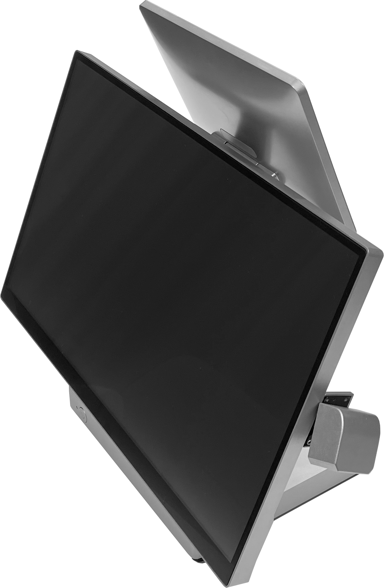 NOVENTI Vario mit Kundendisplay silber Bildschirm, Computer-Hardware, Computerausrüstung, Überwachen, FERNSEHER