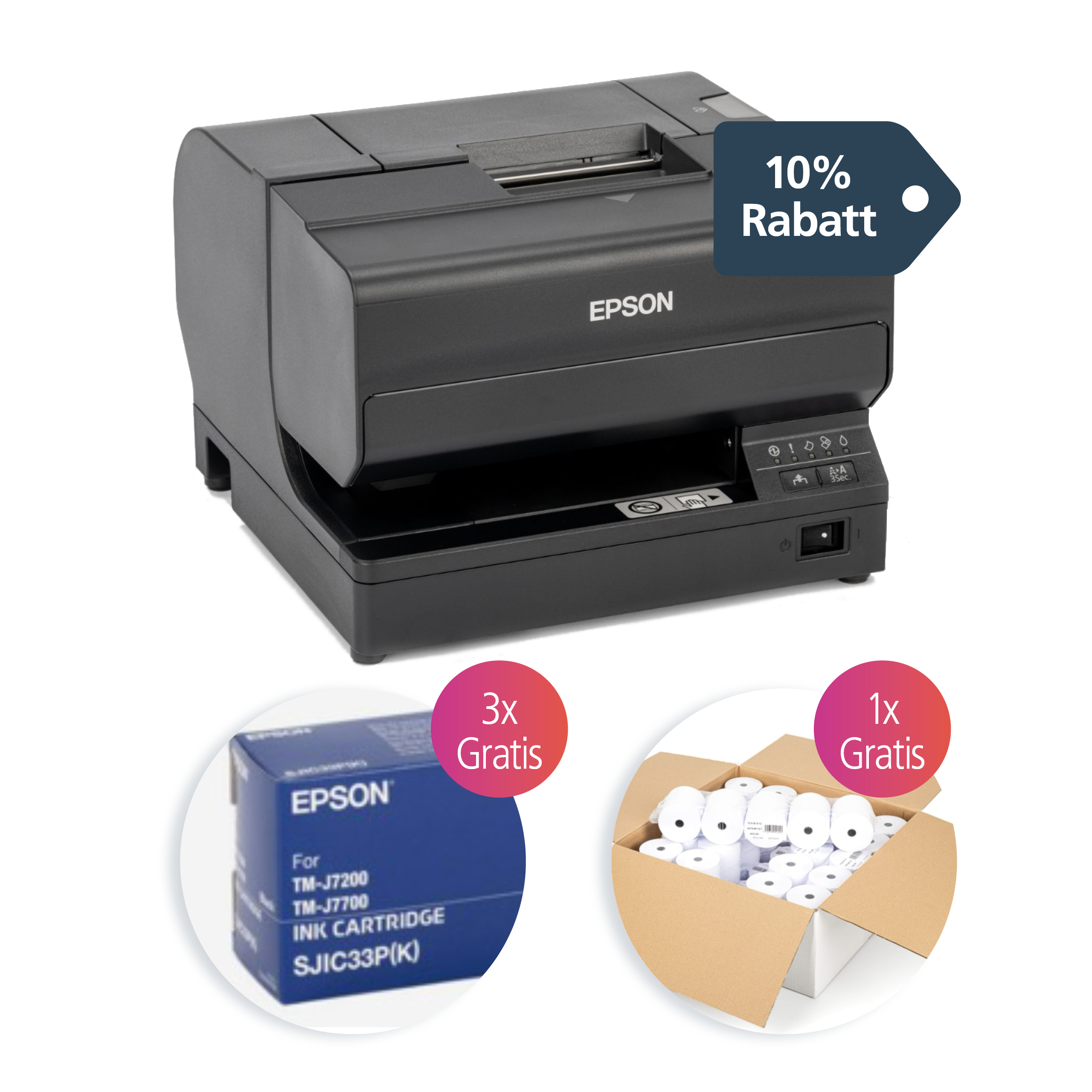 Kassendrucker Epson TM-J 7700 schwarz Kassendrucker Epson TM-J 7700 schwarz