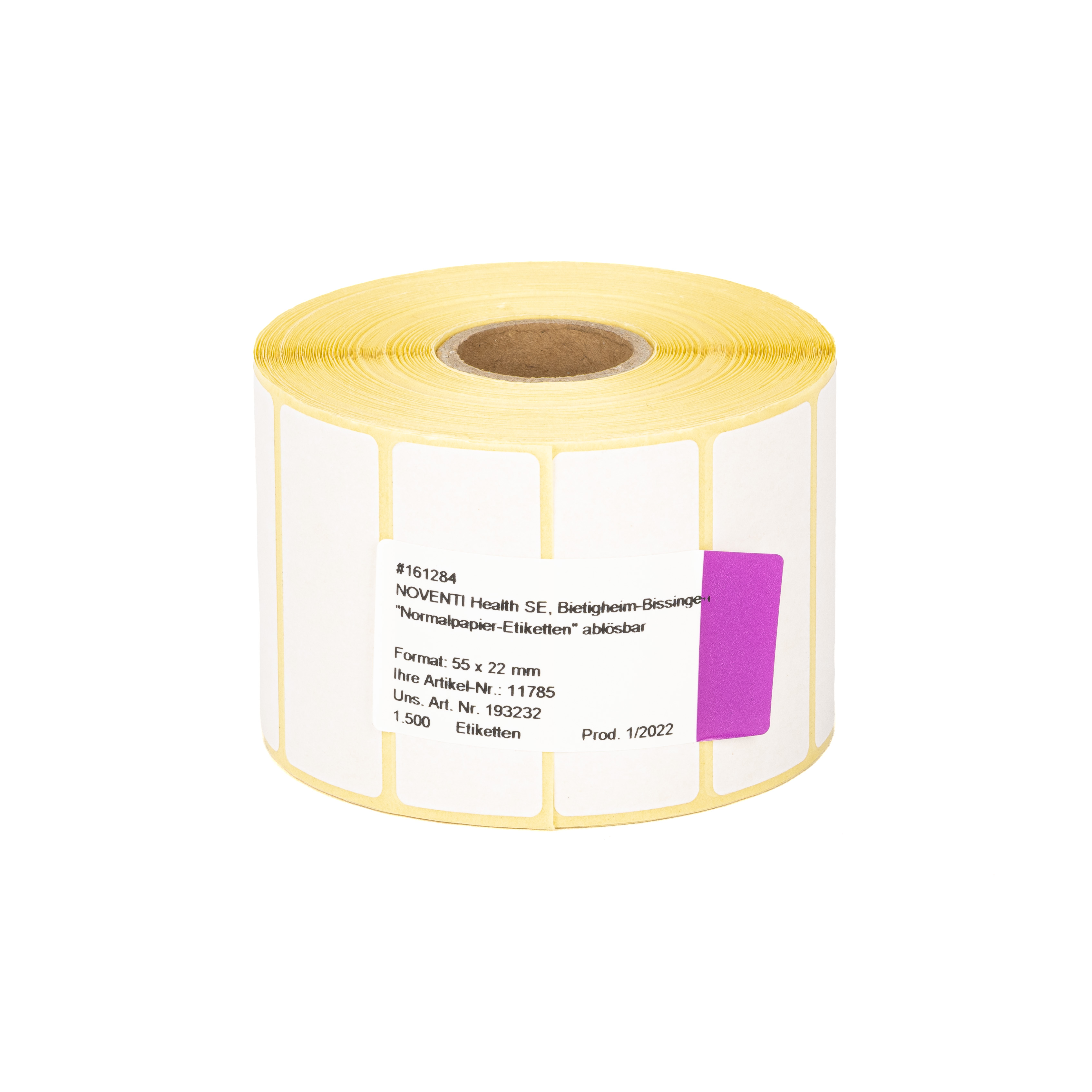 Thermoetiketten, 1-bahnig, Thermotransfer-Papier Thermoetiketten, 1-bahnig, Thermotransfer-Papier