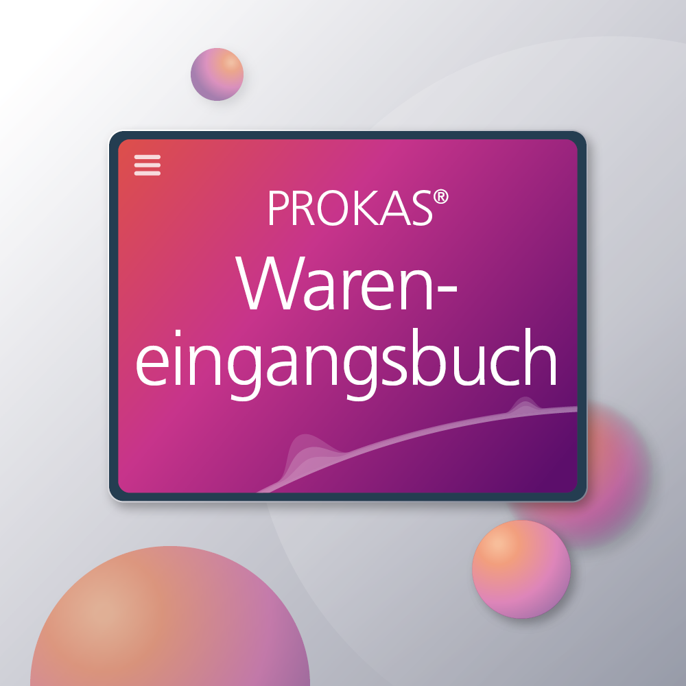 PROKAS Wareneingangsbuch PROKAS Wareneingangsbuch