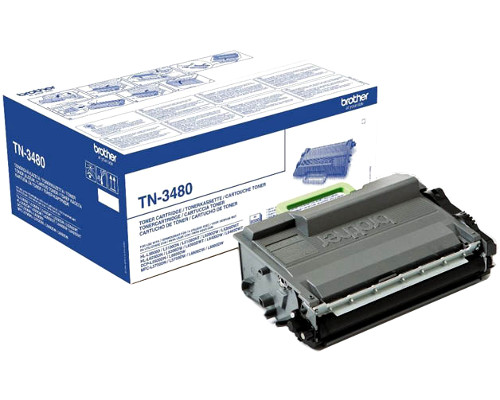 Toner Brother TN3480 schwarz Toner, Tonerpatrone, TN-3480, Brother, Schwarz